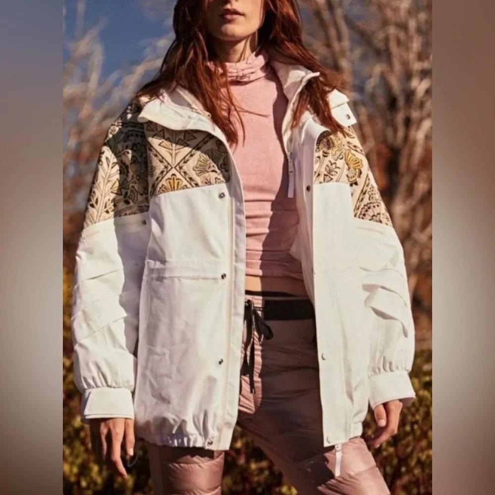 FREE PEOPLE MOVEMENT SUMMIT SUNSET 2-in-1 ski coat NWT retails $595 size Large - Picture 2 of 3